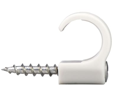 Screw Clip TCS-C3 10-14 White