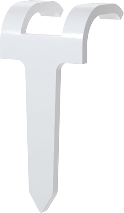 Magazine clip wood oval MTP-O-16 White