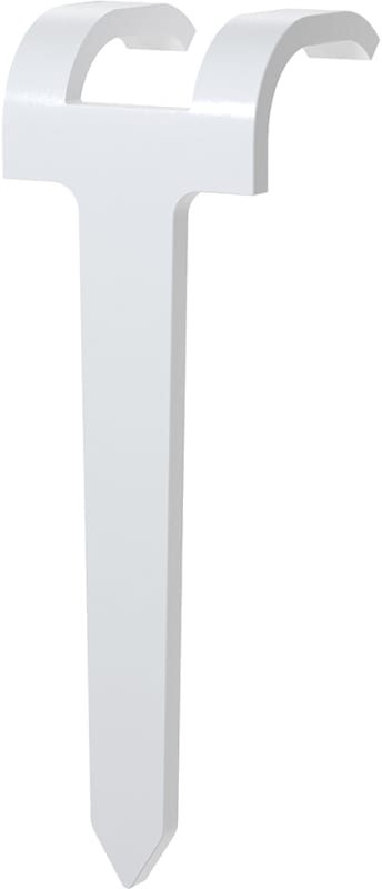 Magazine clip wood oval MTP-O-25 White