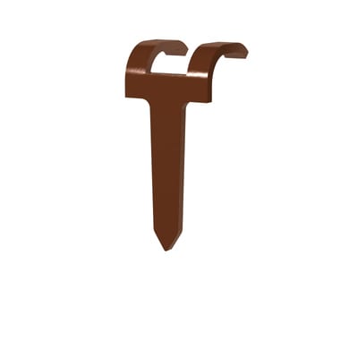 Magazine clip wood oval MTP-O-16 Brown