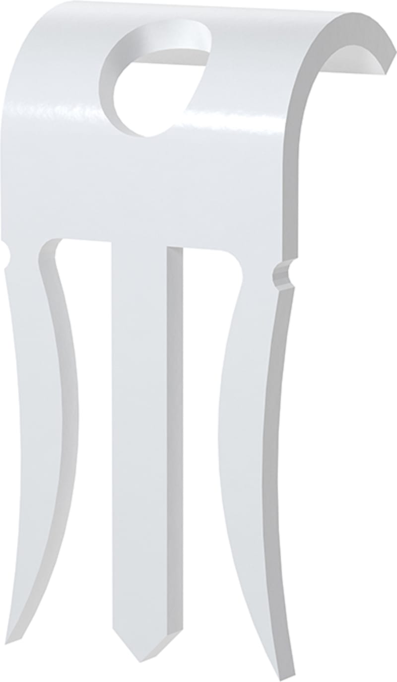 Gypsum clip round G-B-13 White