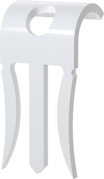 Gypsum clip round G-B-13 White