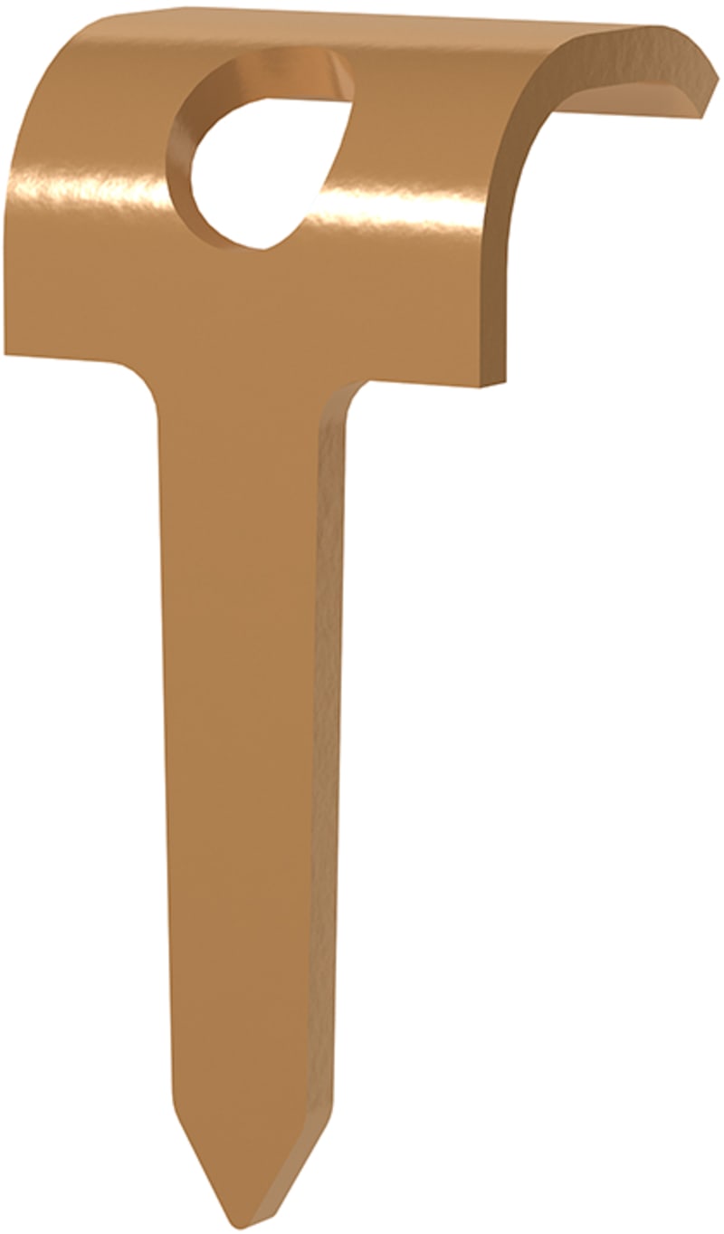 Magazine clip wood round MT-R-16 Light brown (151616)