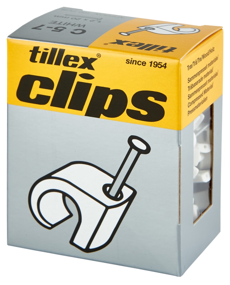 C 5-7 White 1,2X20 Clips (C 5-7 W 1,2X20)