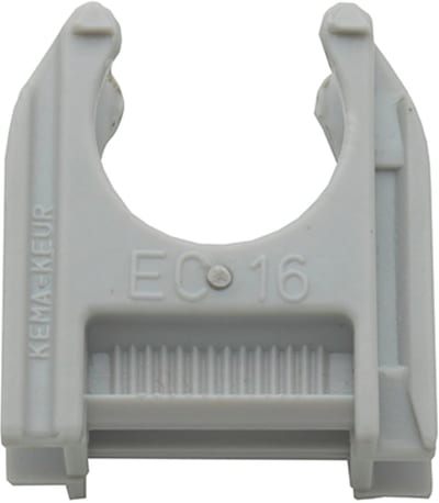 PIPE CLAMP EC 16 Grey in bucket