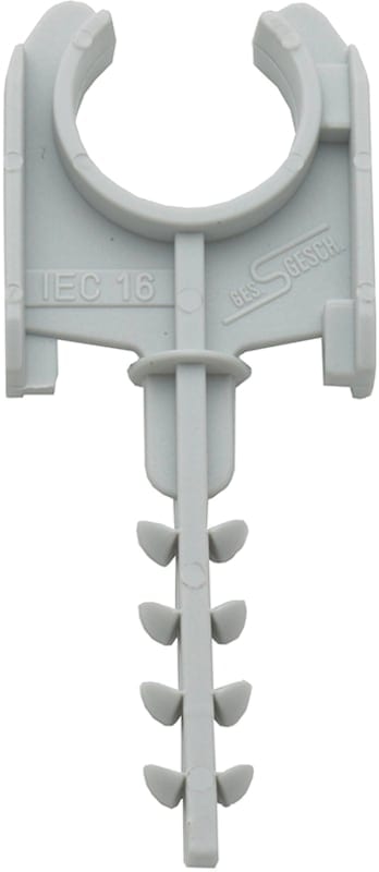 PIPE CLAMP AKS 16 Grey in bucket