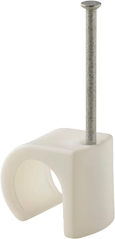 PLASTIC CLAMP spik 45mm C14-20 White bucket