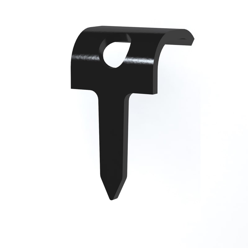 Cable clips tre oval TP-O-12 Black (1323020)