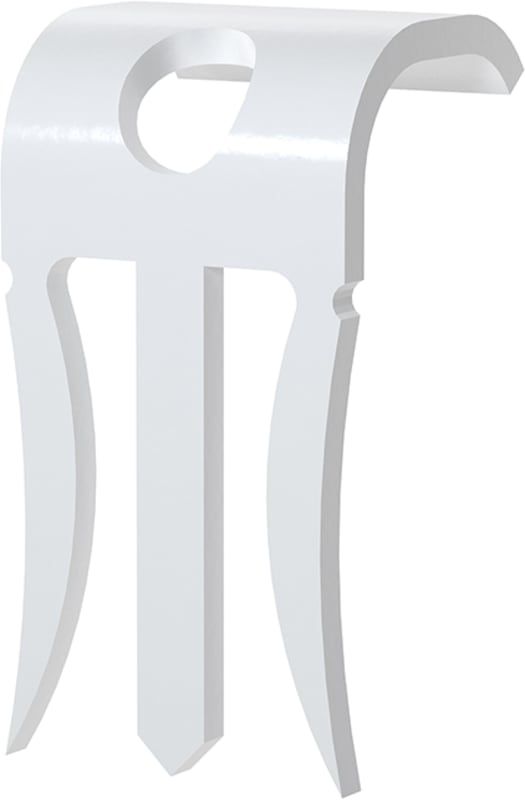 Magazine clip plasterboard round MG-R-13 White (151470)