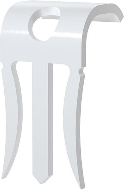 Magazine clip plasterboard round MG-B-13 White