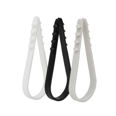 CABLE and PIPE CLAMP DKS 8-28 White