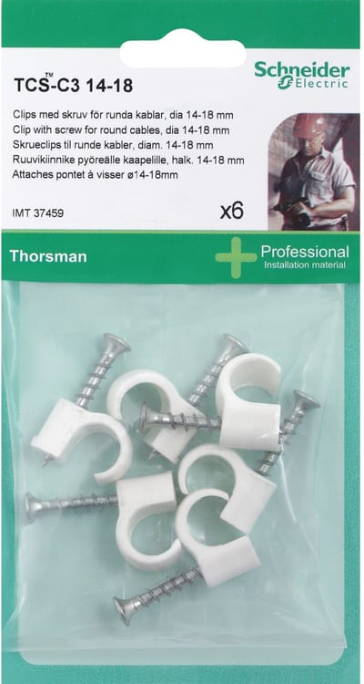 TCS-C3 screw clip 14-18 6 pcs