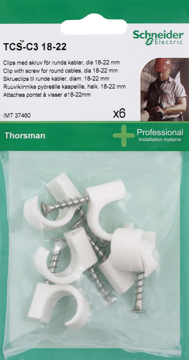TCS-C3 screw clip 18-22 6 pcs (IMT37460)