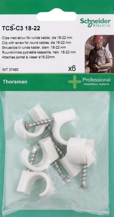 TCS-C3 screw clip 18-22 6 pcs