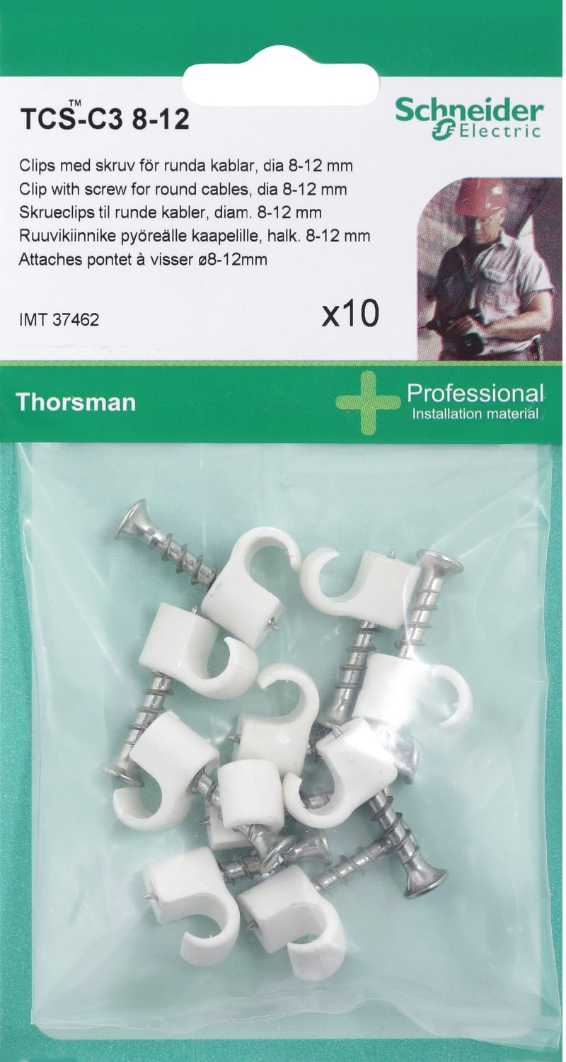 TCS-C3 screw clip 8-12 10 pcs (IMT37462)