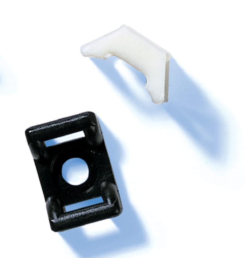 HellermannTyton 151-27019 LKC Cable Tie Mount Screw/Rivet 17 x 25 mm Natural