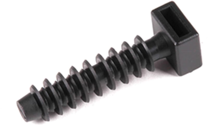 Cable Tie Mount LOK01B, Black, 100-Pack (151-80500)