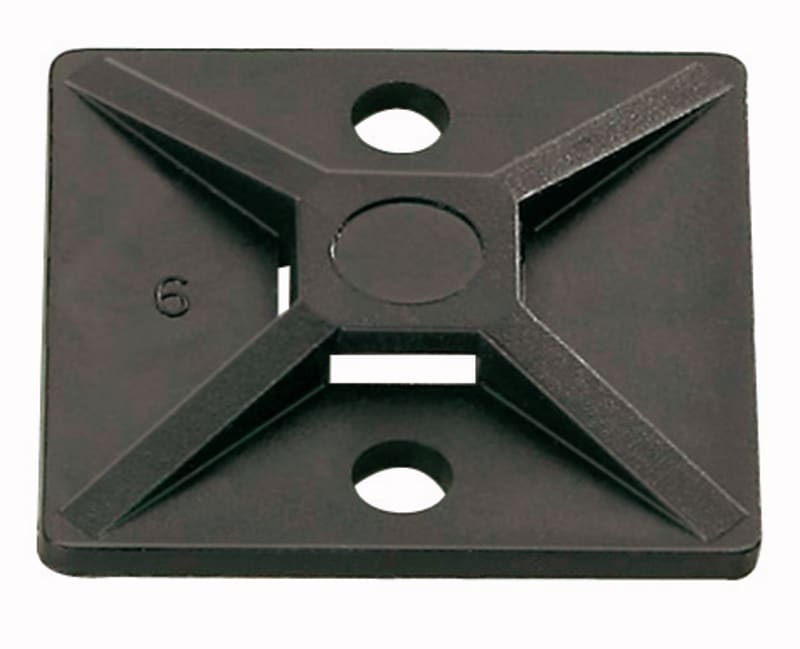 Cable Tie Mount MB3A Black 19 x 19 mm (151-28320)