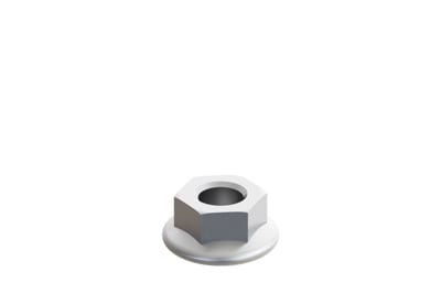Wibe Group Flange Nut M10 Acid-Resistant Stainless Steel