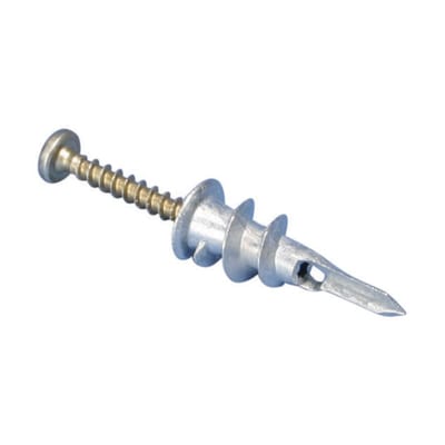 Castor PWN plasterboard anchor with screw nylon