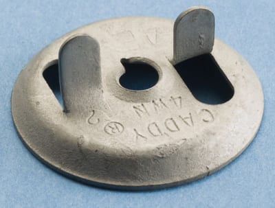 Caddy wing nut (6WN)