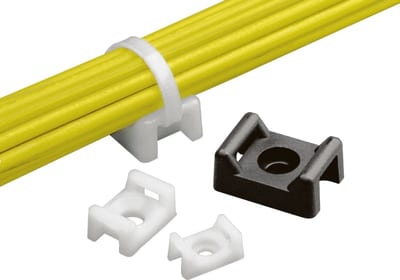 Cable Tie bracket, black