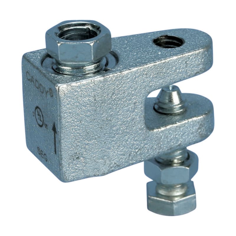 nVent CADDY CRLBM8EG Quick M8 Beam Clamp with Push-to-Install Technology, 0.12"–0.39" Flange