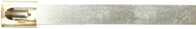 Abiko LS 7.9 360 B Stainless-Steel Cable Tie with Ball Latch, 7.9 x 360 mm