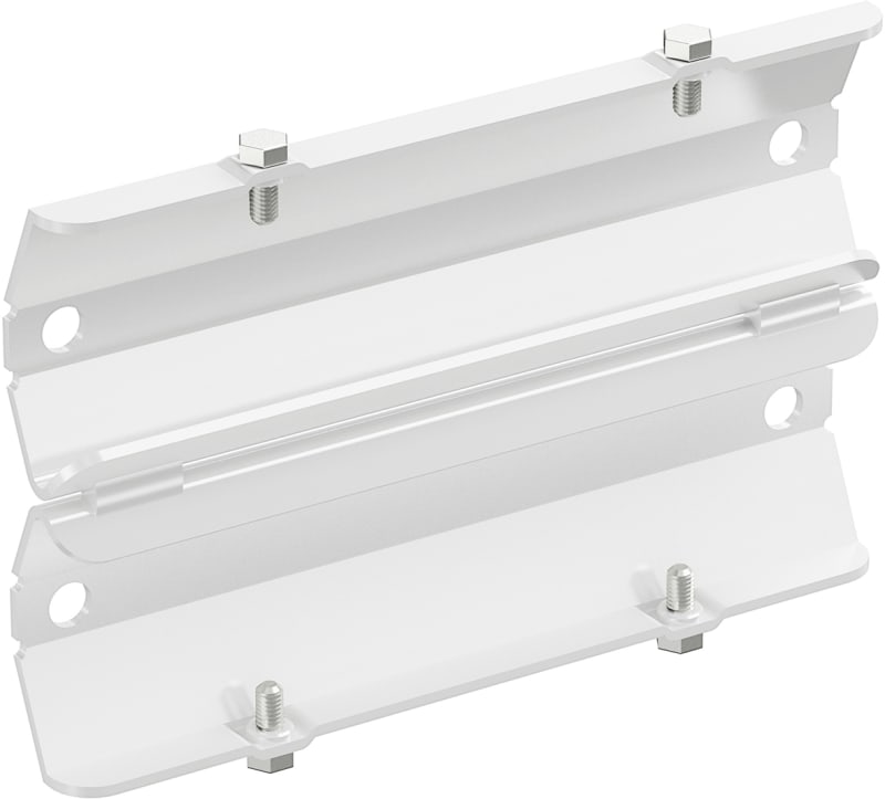 Wibe Down-lead Joint 32 — Zinc + epoxy powder-coated steel, white (780874)