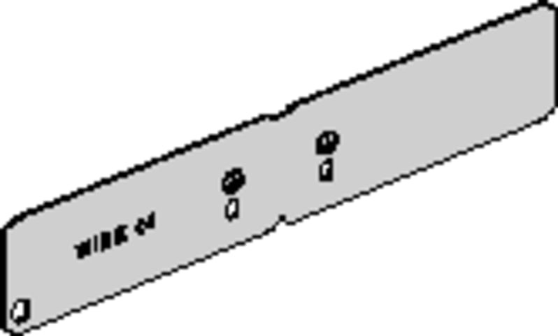 Wibe Side Joint W49/60 — Pre-galvanized steel (782330)