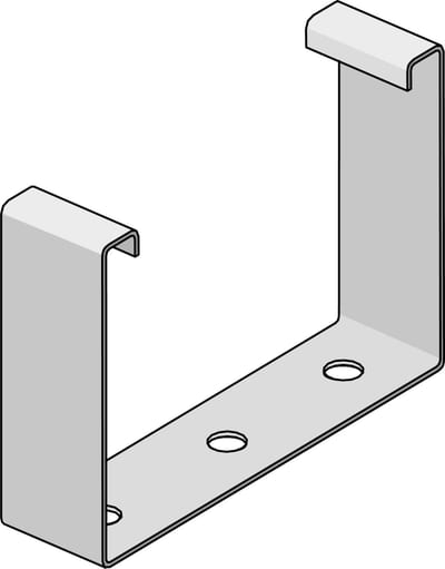 Luminaire Bracket W25/60-100 Fzs white