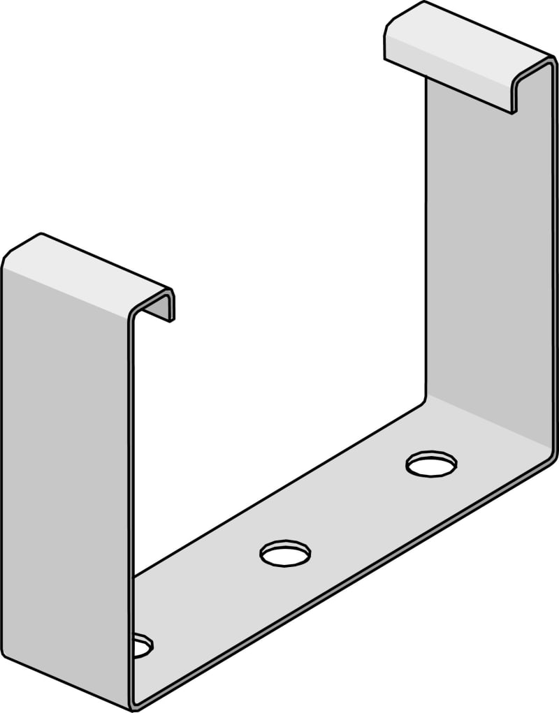 Luminaire Bracket W25/60-300 Fzs white (782617)