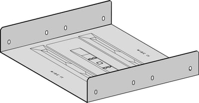 Wibe Support Beam / Joint W7/60-100 — Pre-galvanized steel (782319)