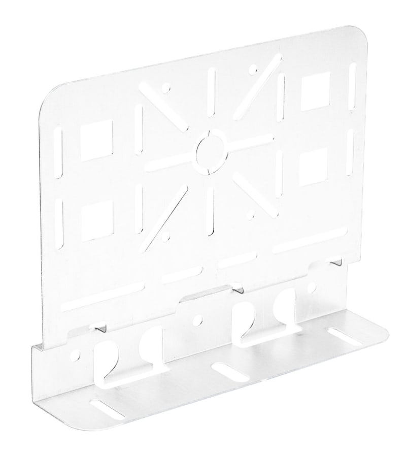 Wibe Group Mounting Plate W24/60 Perforated FZS White (782659)