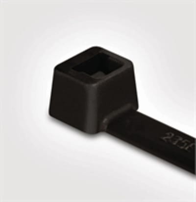 HellermannTyton T120S Cable Tie, 225 x 7.6 mm, PA66W UV-Resistant, Black