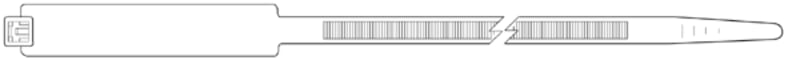 Hellermann IT50L Cable Marker Tie, Natural, 382 x 4.7 mm (111-85319)