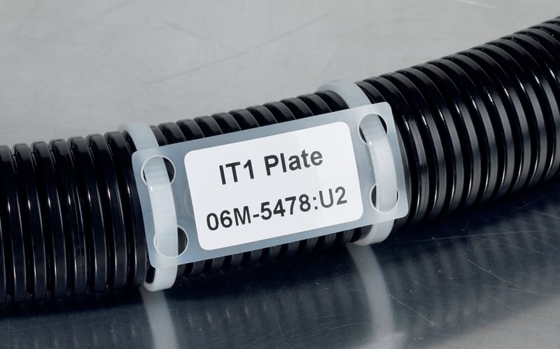 Label plate IT1 NAT. 44X19MM (151-42119)