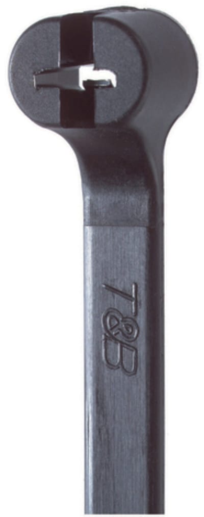 Cable TIE with Steel LOCK Black 3,6X 208
