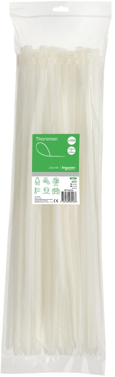 Schneider Electric Thorsman - cable tie - natural - 8.8 x 550 mm IMT46926