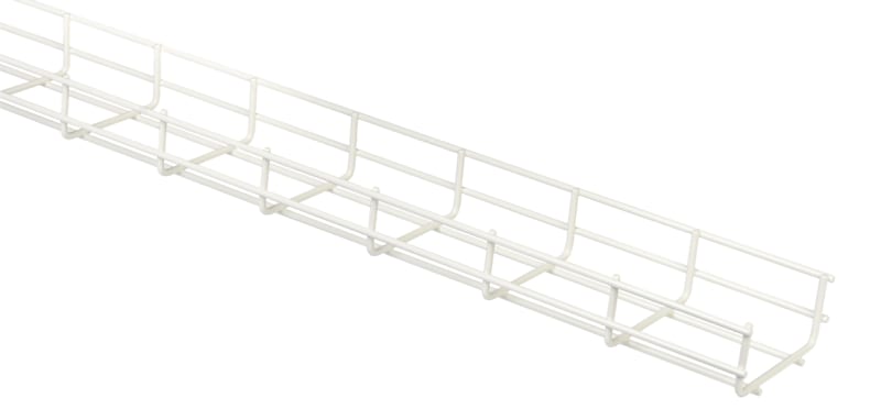 Wire Mesh Tray 120 White L=2,5M