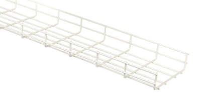 Wire Mesh Tray 200 White L=2,5M
