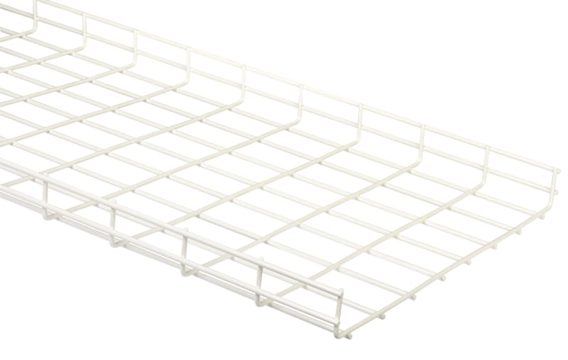Wire Mesh Tray 500 White L=2,5M