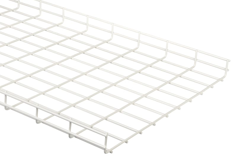 Wire Mesh Tray 600 White L=2,5M
