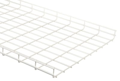 Wire Mesh Tray 600 White L=2,5M