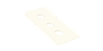 Bearing bracket 55-75 wire mesh tray White