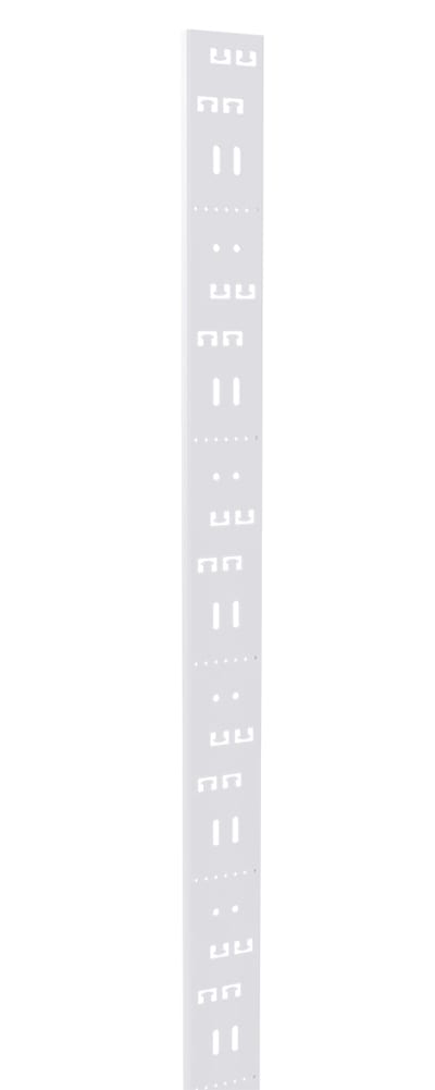 Mounting channel 75mm White L=2M MP-822V