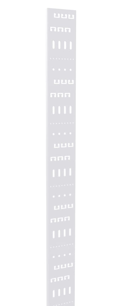 Mounting channel 100mm White L=2M MP-823V