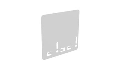 Fastening plate 180X175 White