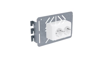 Fastening plate with junction box IP21