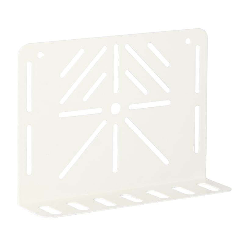 Fastening plate angle with hole White